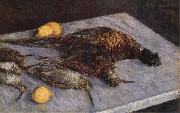 Gustave Caillebotte Some pheasant and woodcock on the marble oil painting picture wholesale